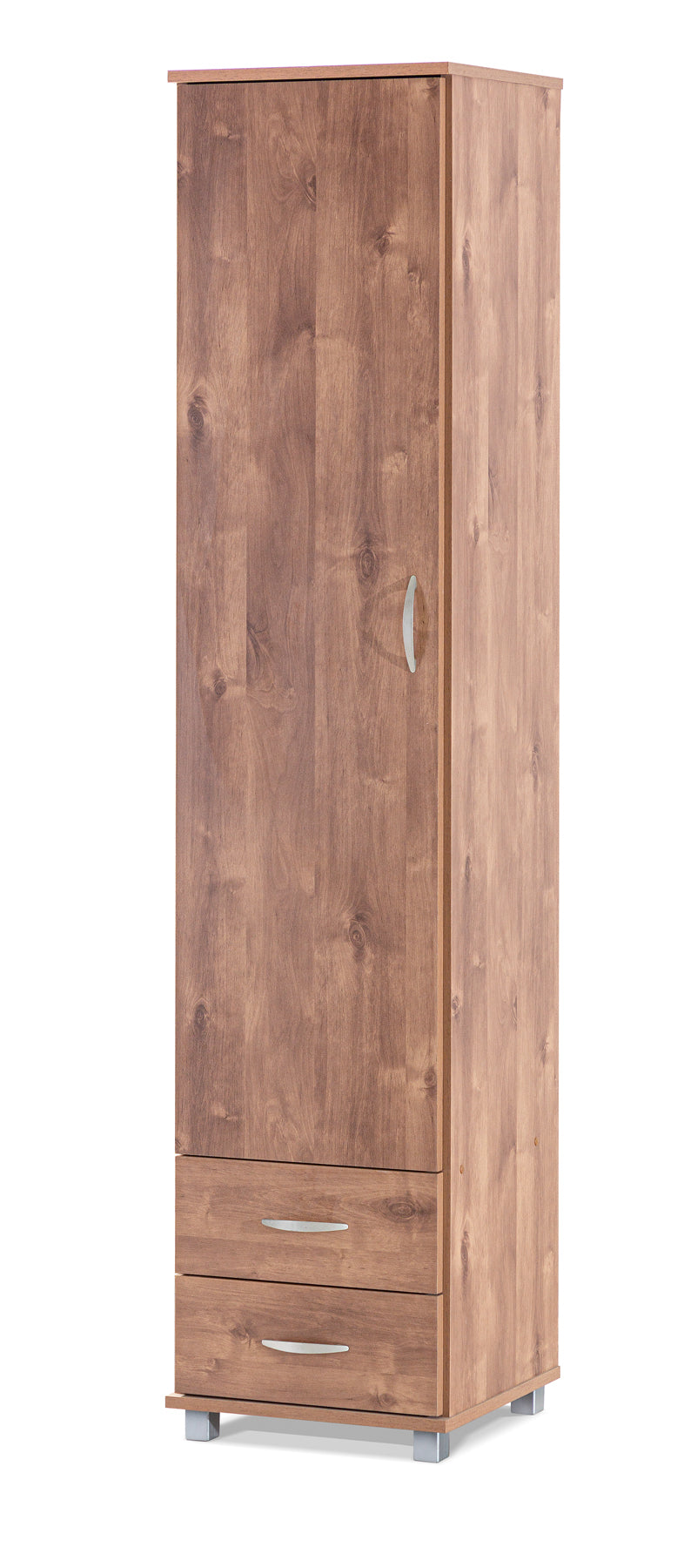 ארון שירות  דלת אחת 5 מדפים ו 2 מגירות שיטה