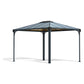גזיבו לגינה Martinique אפור כהה 3X3.6 מבית פלרם - Canopia