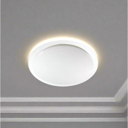 צמוד תקרה דקורטיבי לבן DAISY 60W אור ניטרלי.