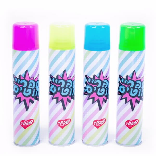 ספריי חוטים מסיבה צבעוני 52/198 128 גרם 330 מל