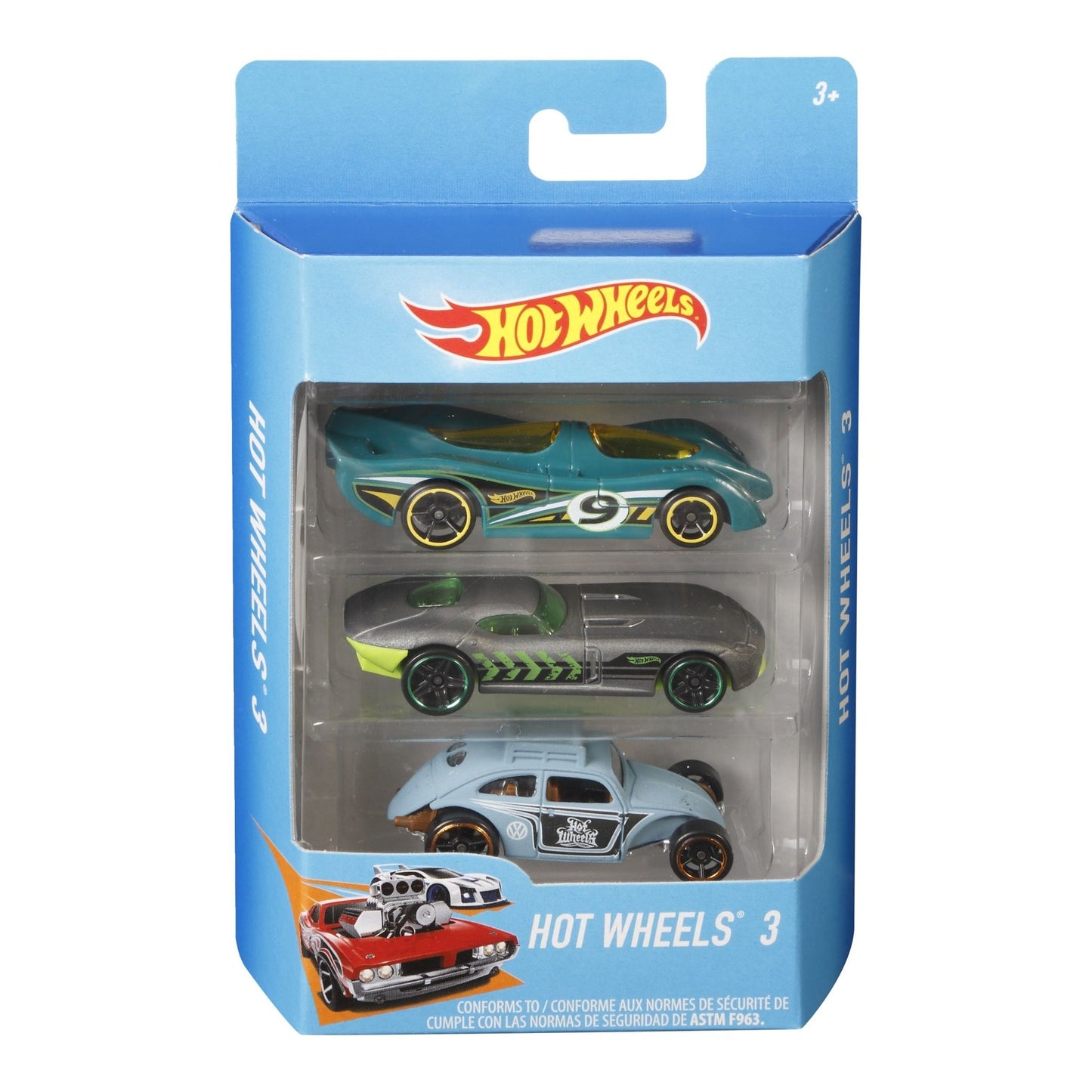 מארז 3 מכוניות הוט ווילס