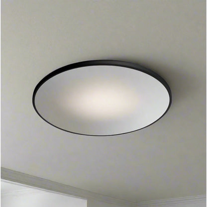 צמוד תקרה שחור  TIME 12W קוטר 18ס"מ IP40 CCT