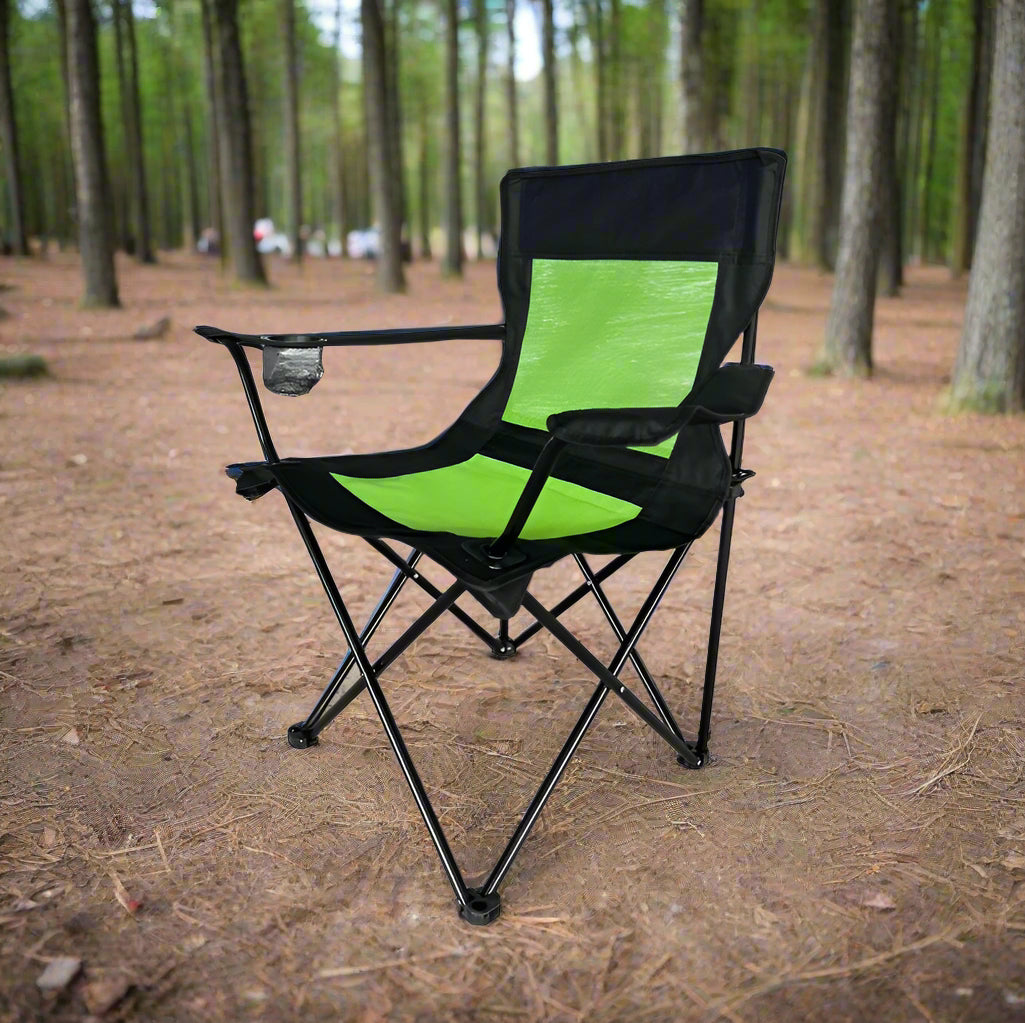 כסא קמפינג רשת ירוק