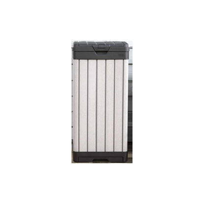 פח חוץ 120 ליטר אפור, BRUSHED BIN