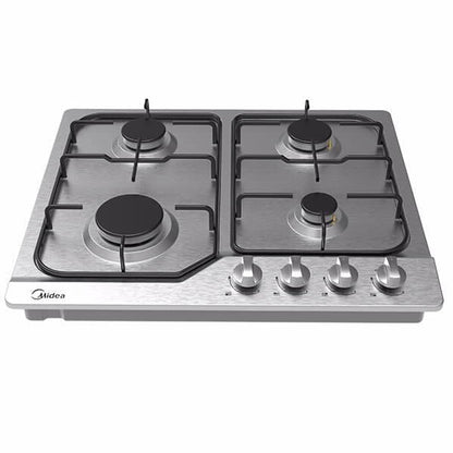 כיריים גז 4 להבות נירוסטהאמאייל 60סמ MIDEA 60SJ401