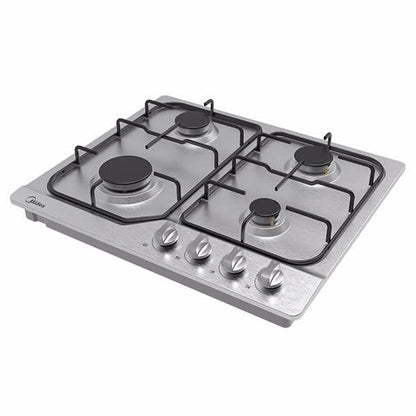 כיריים גז 4 להבות נירוסטהאמאייל 60סמ MIDEA 60SJ401