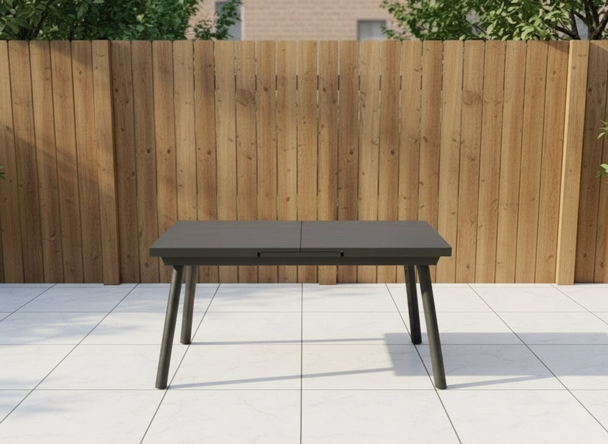 שולחן ברלין אלומיניום 150*90 190 דמוי שי