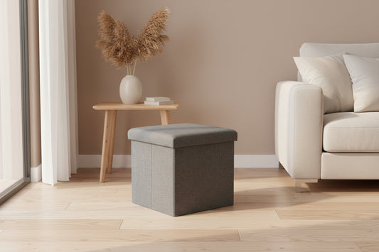 הדום אחסון יחיד גילי אפור בהיר