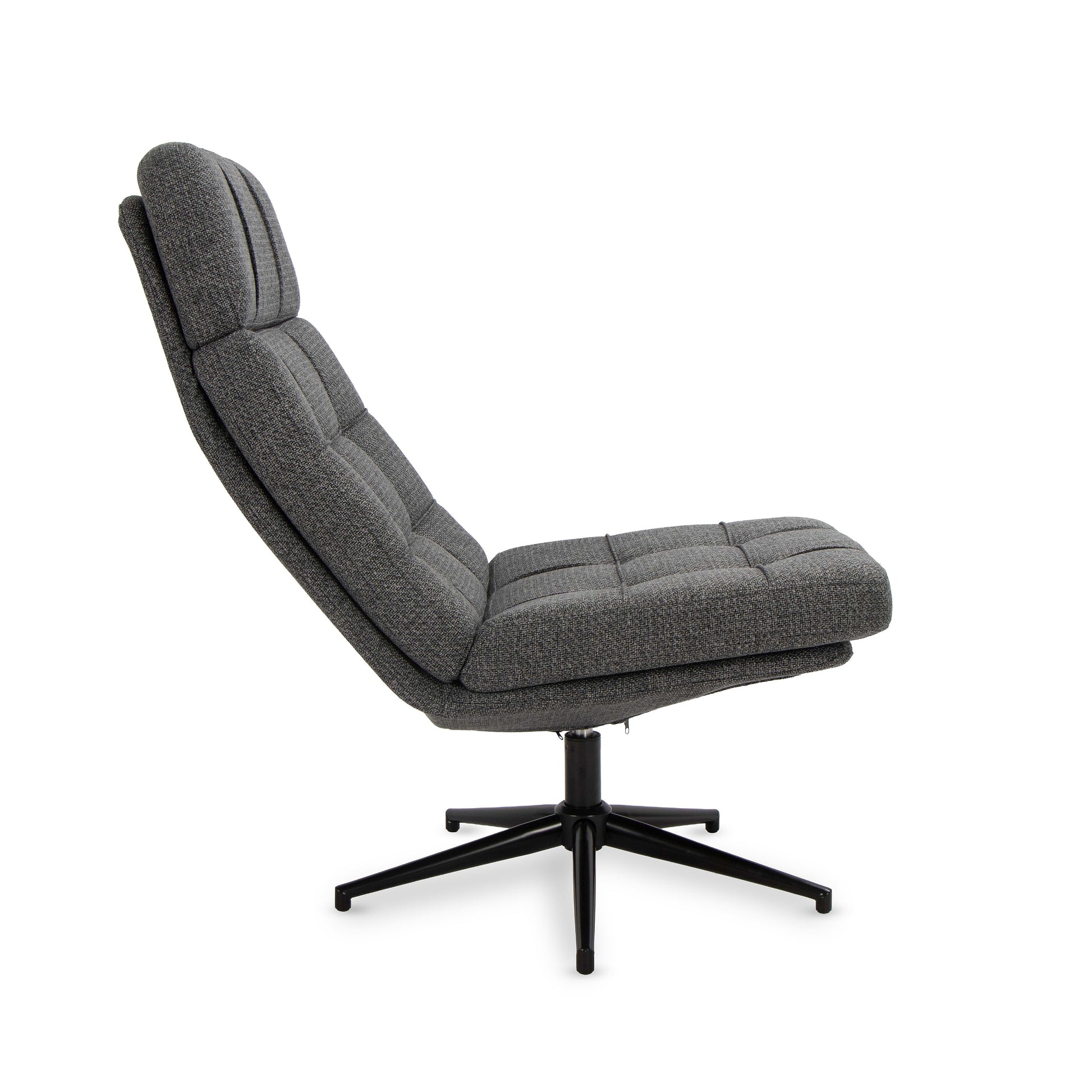 כורסא+הדום איימי בד אפור