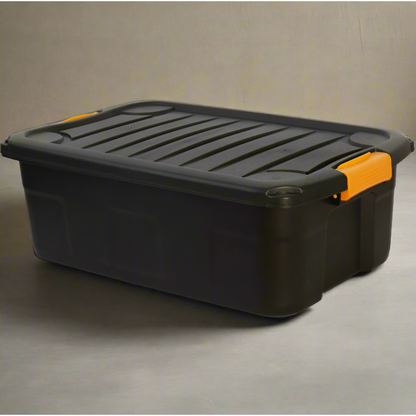 ארגז אחסון 30 ליטר + מכסה Black-Box