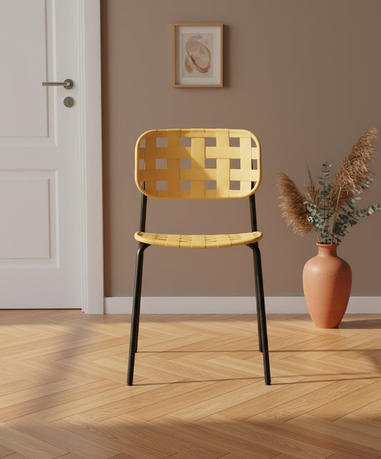 כסא יולי צהוב