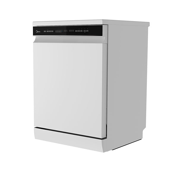 מדיח כלים רחב 14 מערכות כלים לבן WQP14-W7633C-W MIDEA