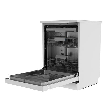 מדיח כלים רחב 14 מערכות כלים לבן WQP14-W7633C-W MIDEA