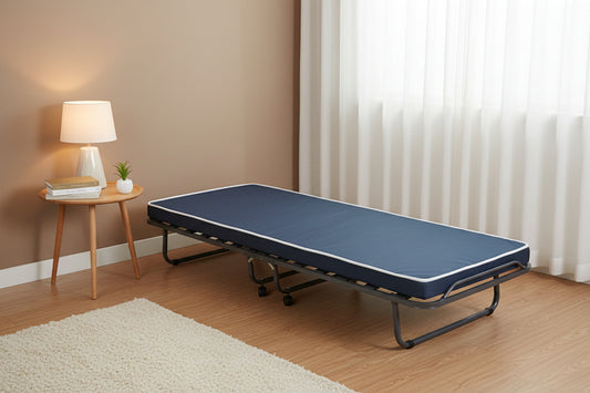 מיטה מתקפלת 80*190+מזרון כחול