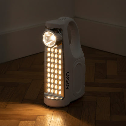 תאורת נטענת ניידת 36LED USB + פנס