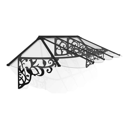 גגון Lily שחור-שקוף 0.9X3.2 בעיצוב רטרו מבית פלרם - Canopia