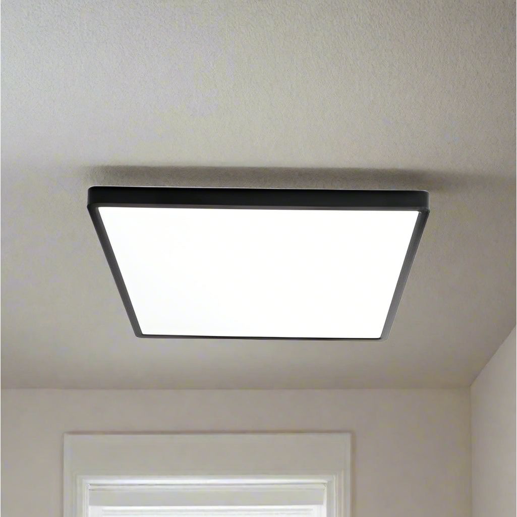 צמוד תקרה שחור  TIME 48W 450X450MM IP40 3CCT