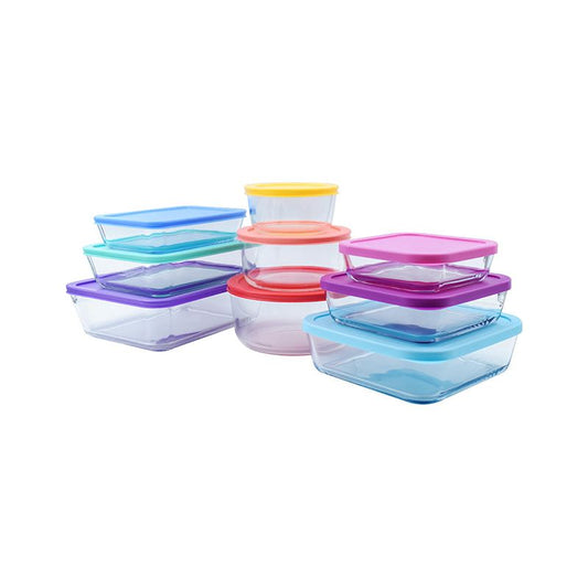 סט 9 קופסאות איחסון מזכוכית COOK AND STOR