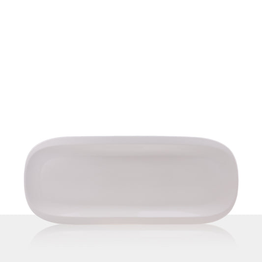 פלטת הגשה אובלית 45 סמ פורצלן simply white