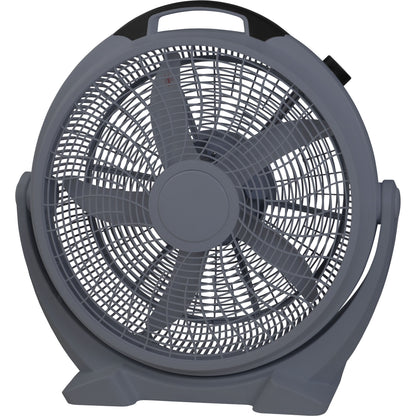 מאוורר רצפתי רוטורי 20 אינץ' אפור 110W סדרת ציקלון דגם FS-50 של WESTIN