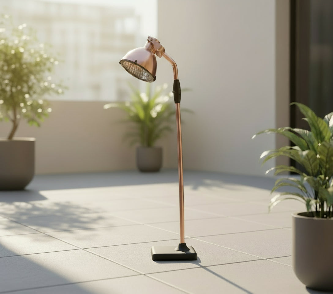 פטריית חימום חשמלית זוויתית בגוון נחושת 2500W דגם K-2070