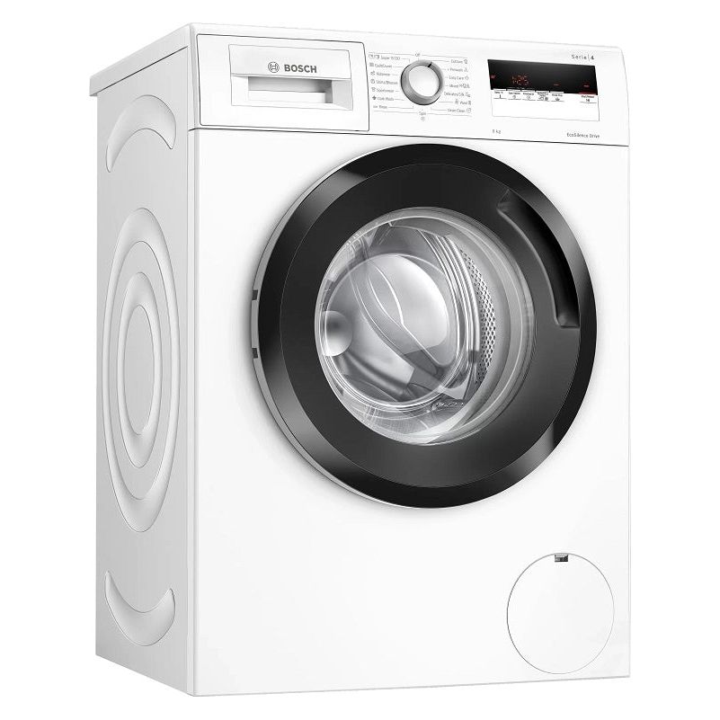מכונת כביסה 8 קג פתח קדמי לבן דגם WAN24170BY של BOSCH
