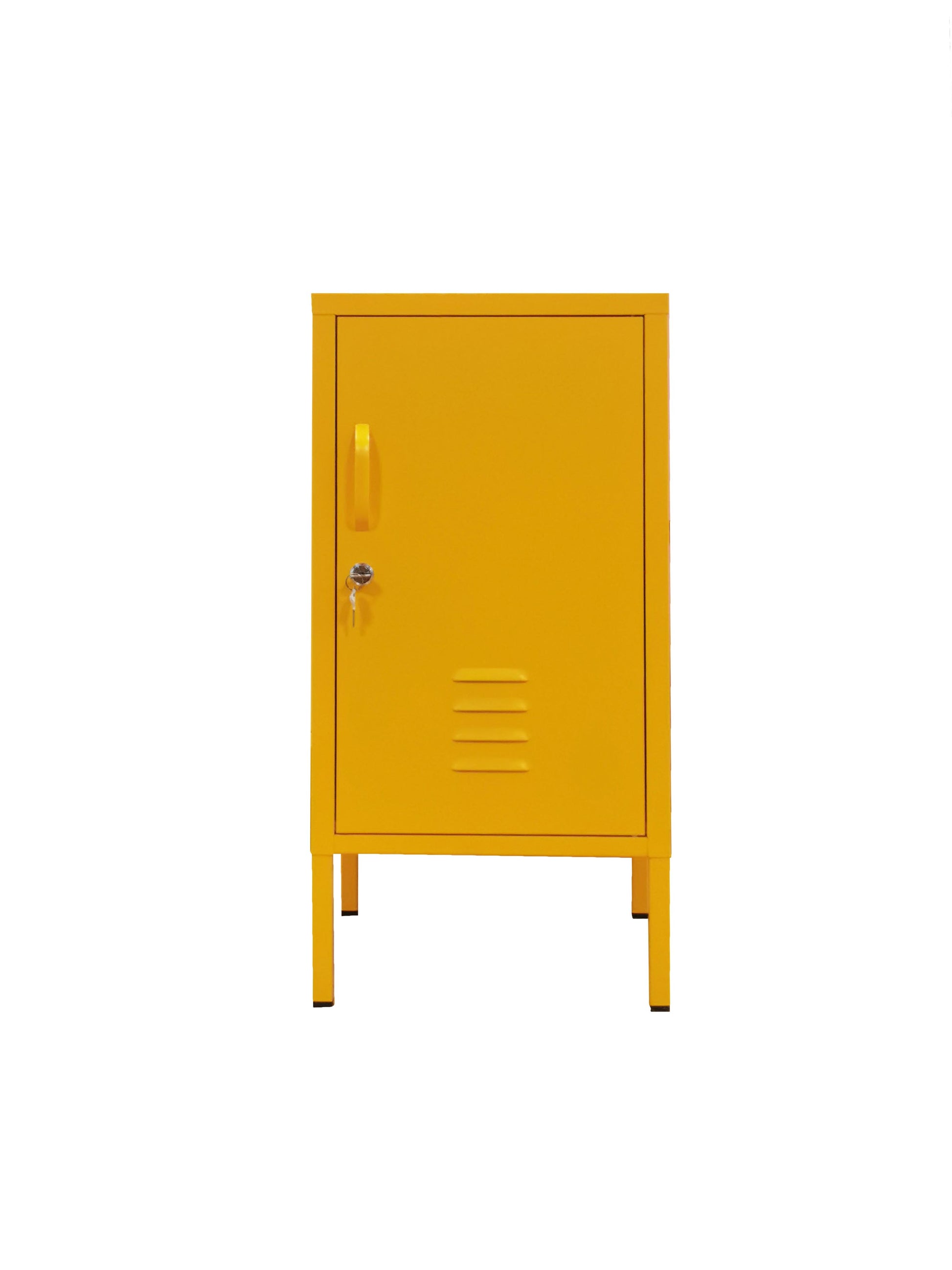 ארונית מתכת מיני צהובה