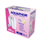 פילטרי מים של חברת AQUAPHOR באריזה ורודה
