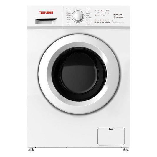 מכונת כביסה פתח קדמי 7 ק"ג לבן  
TFL-700W  TELEFUNKEN