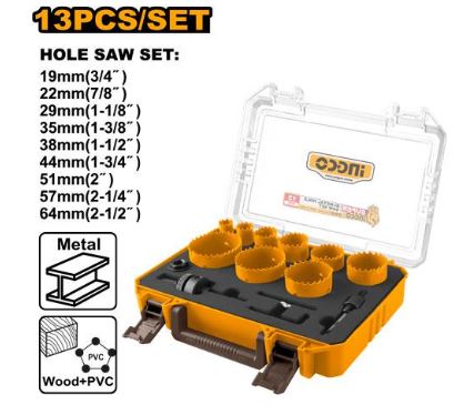 סט 13 משוריות כוס לחיתוך מתכת