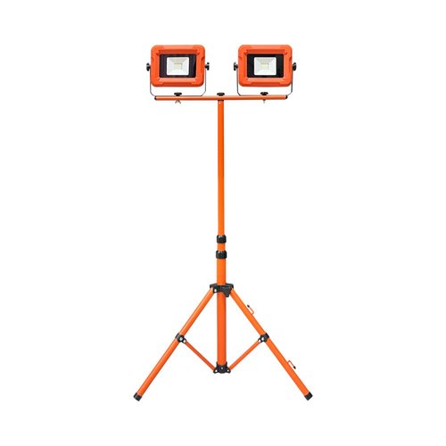 פנסים נטענים WORKER ACT IP54 2X20W כולל חצובה או קר