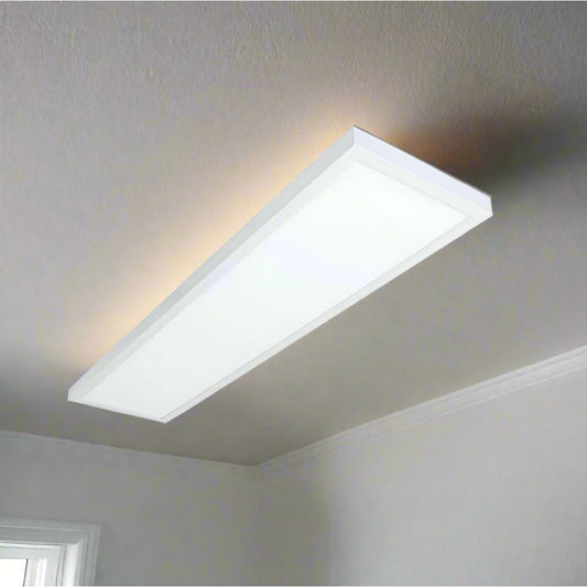 צמוד תקרה לבן מלבני 120*30 74W CCT