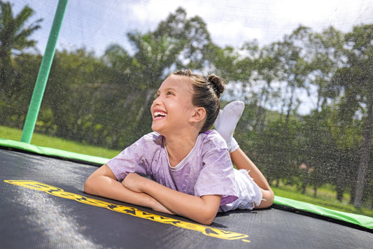 טרמפולינה 2.44X2.50 מטר 8FT, יבואן רשמי BESTWAY, דגם 59102