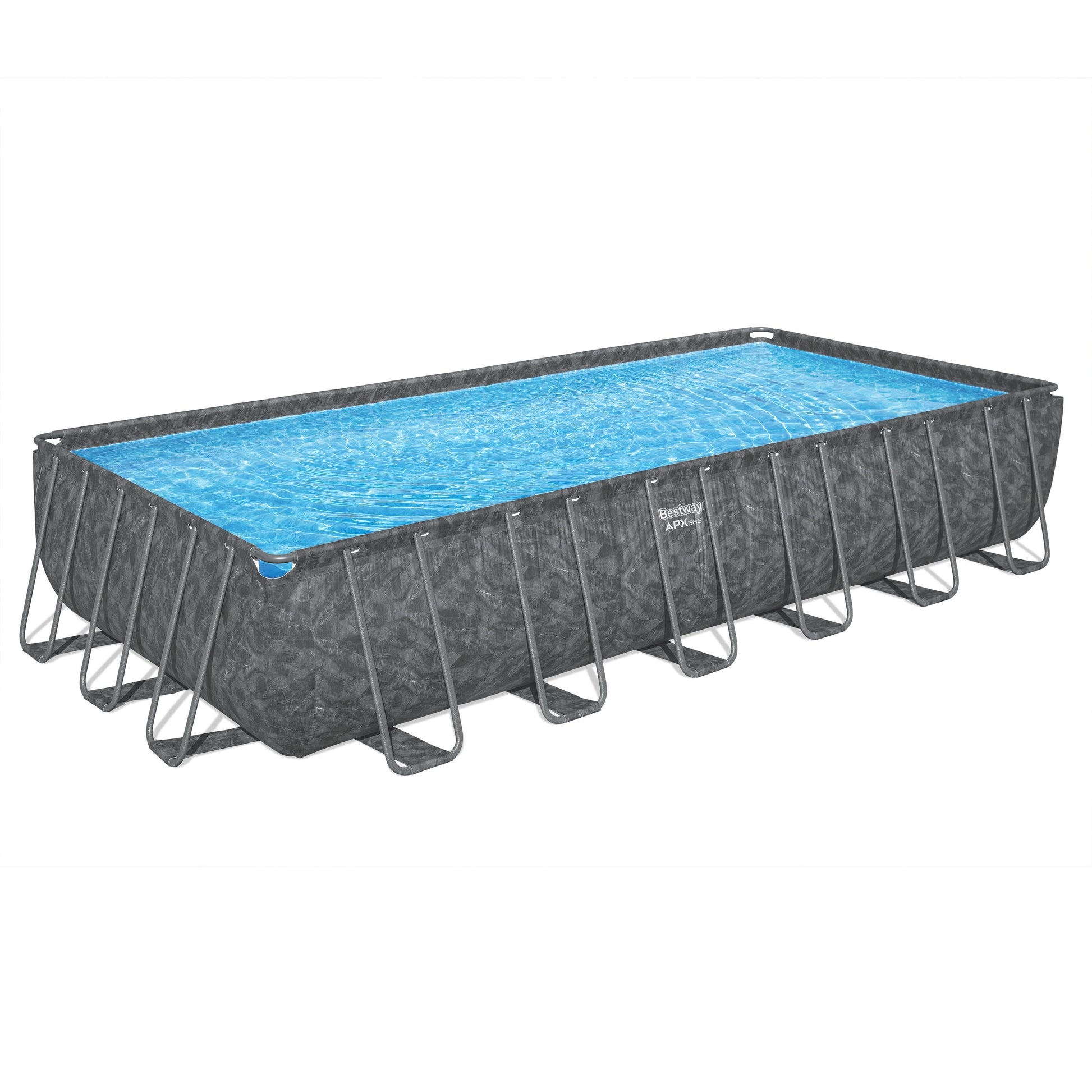 בריכה ביתית APX 365 7.32X3.66X1.32 מטר משאבה/כיסוי/סולם/צמר גפן, יבואן רשמי BESTWAY, דגם 561KG