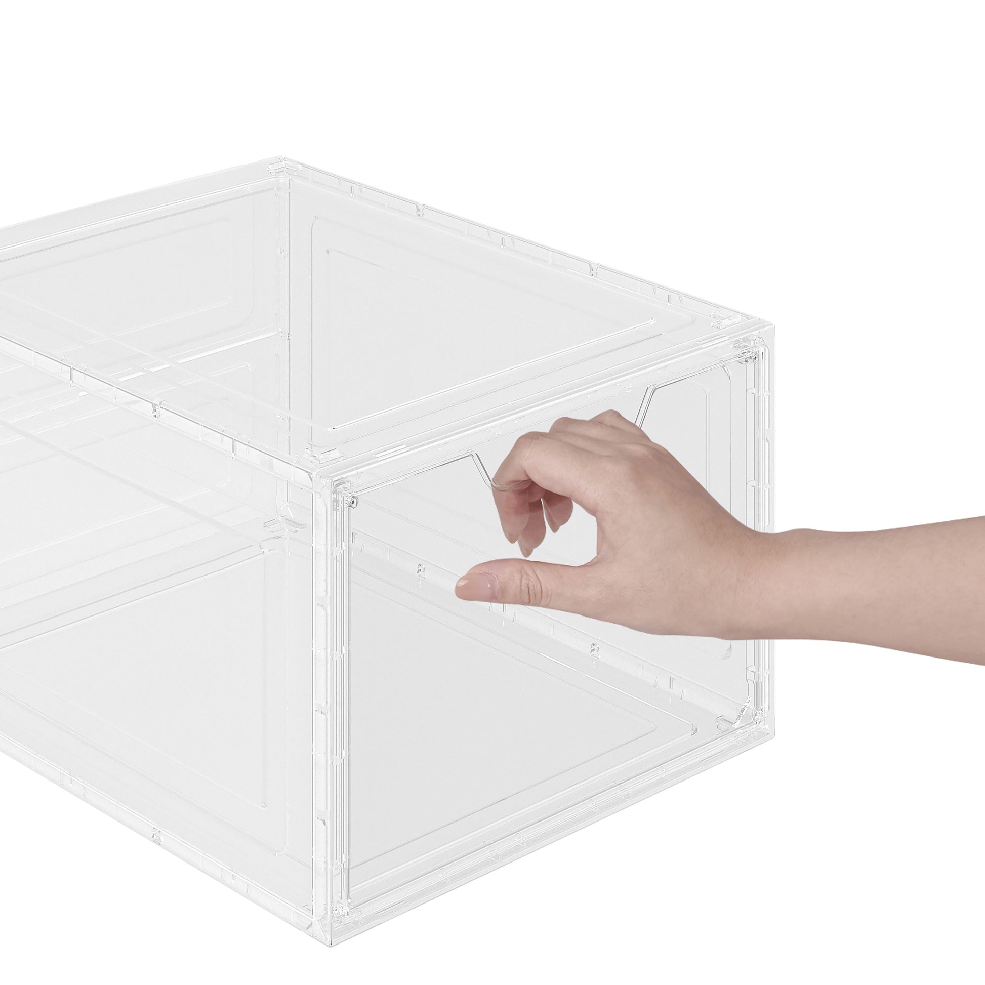 קופסא לאחסון נעליים מידה: .34X25X18.4 ס"מ 4 י"ח במארז