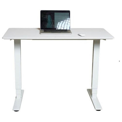 שולחן עבודה פנאומטי רוחב 120 ס"מ דגם Sit Stand Table מבית Keisar לבן