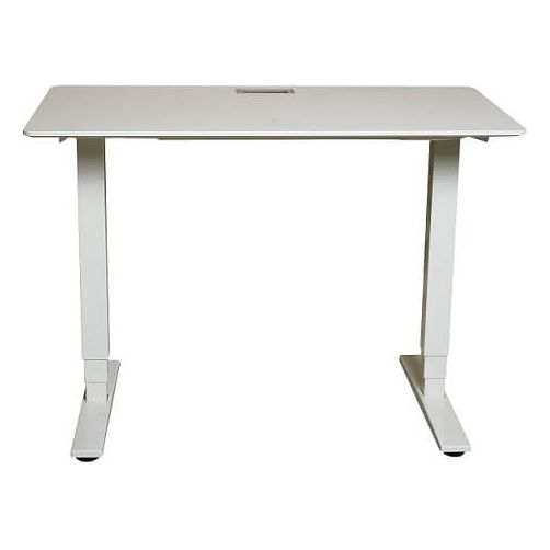 שולחן עבודה פנאומטי רוחב 180 ס"מ דגם Sit Stand Table מבית Keisar לבן