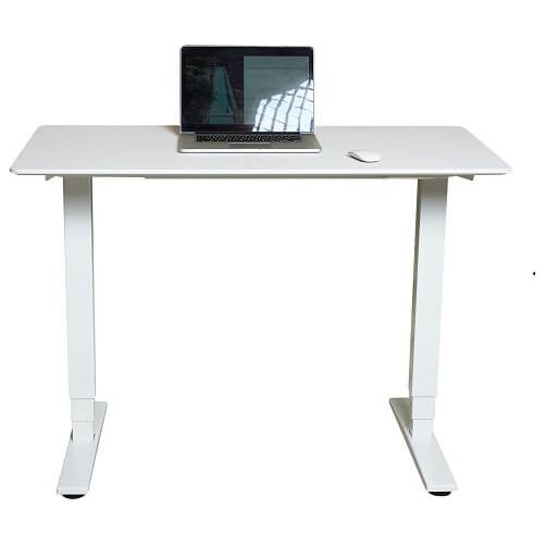 שולחן עבודה פנאומטי רוחב 180 ס"מ דגם Sit Stand Table מבית Keisar לבן