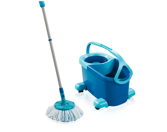 ערכת שטיפה ללא מגע יד אדם CLEAN TWIST Disc Mop Ergo mobile המקורית מבית LEIFHEIT