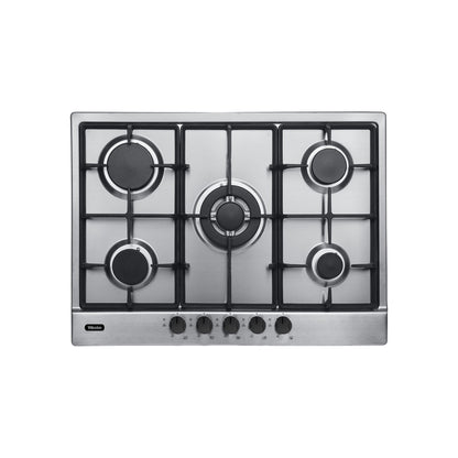 כיריים גז 5 להבות 70 סמ נירוסטה דגם WES-GH500IX של WESTIN