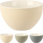קערית מרק פורצלן 12.5 סמ פסים Beige