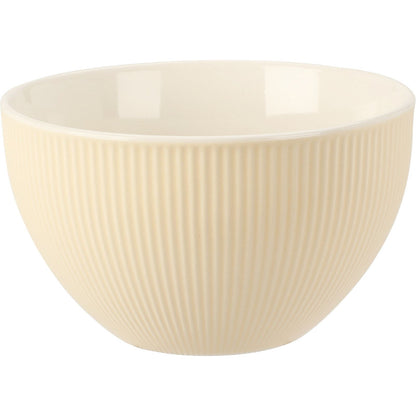 קערית מרק פורצלן 12.5 סמ פסים Beige