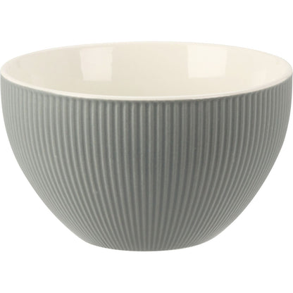 קערית מרק פורצלן 12.5 סמ פסים  Grey