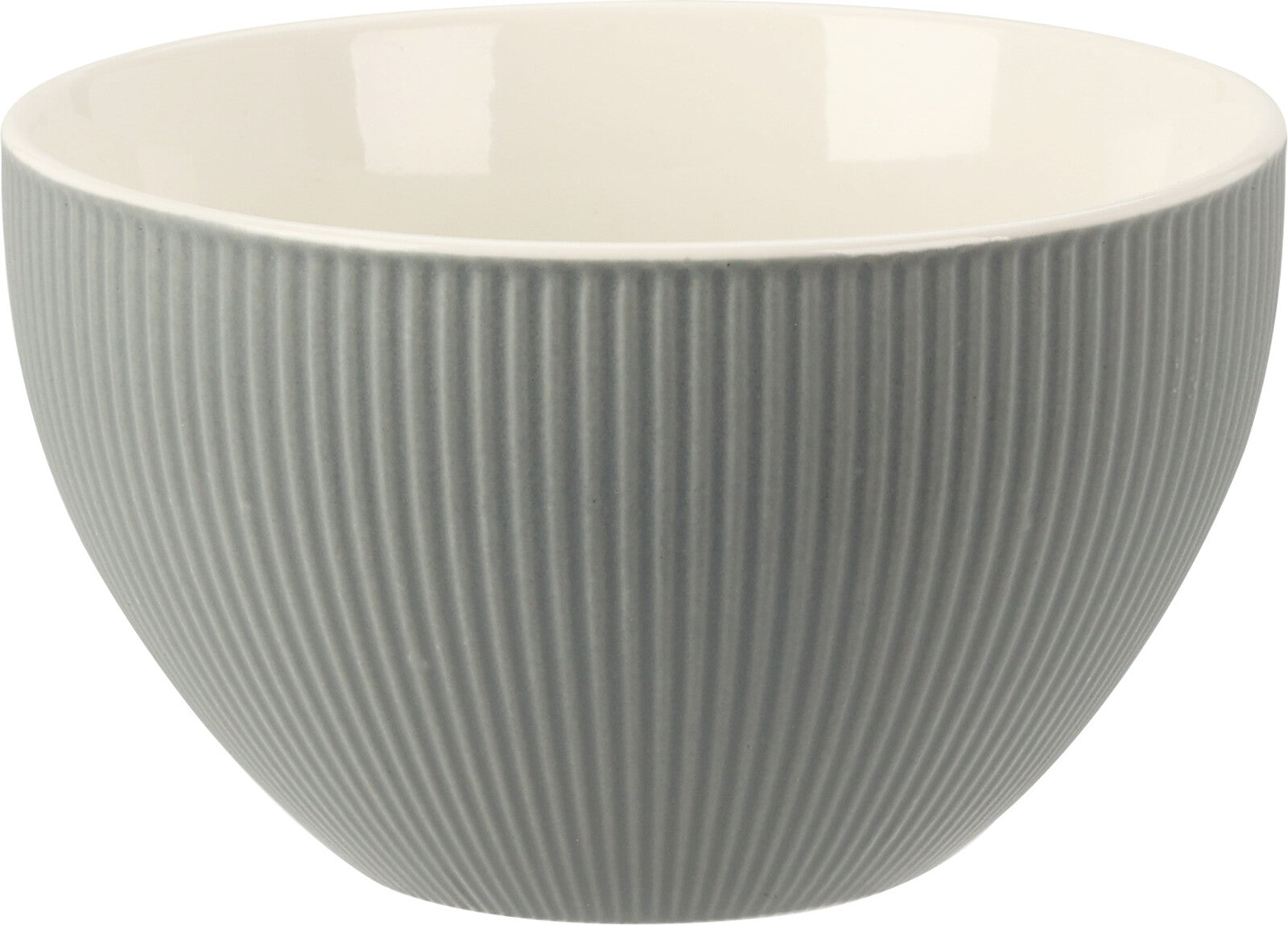 קערית מרק פורצלן 12.5 סמ פסים  Grey