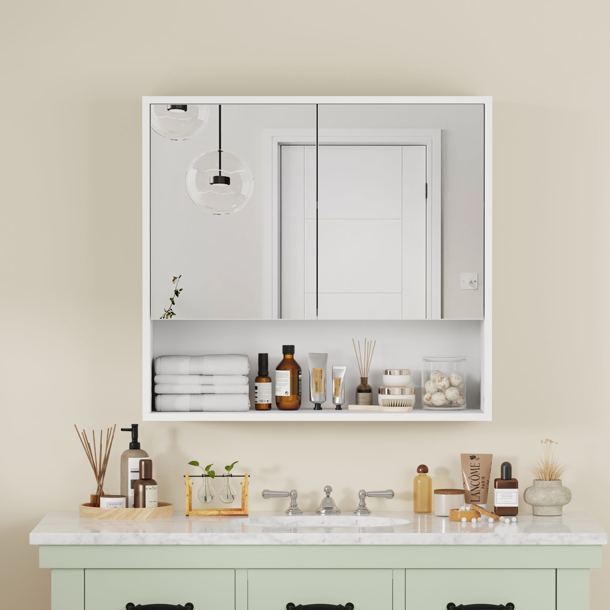 ארון איסלנד תלוי 2 מדפים