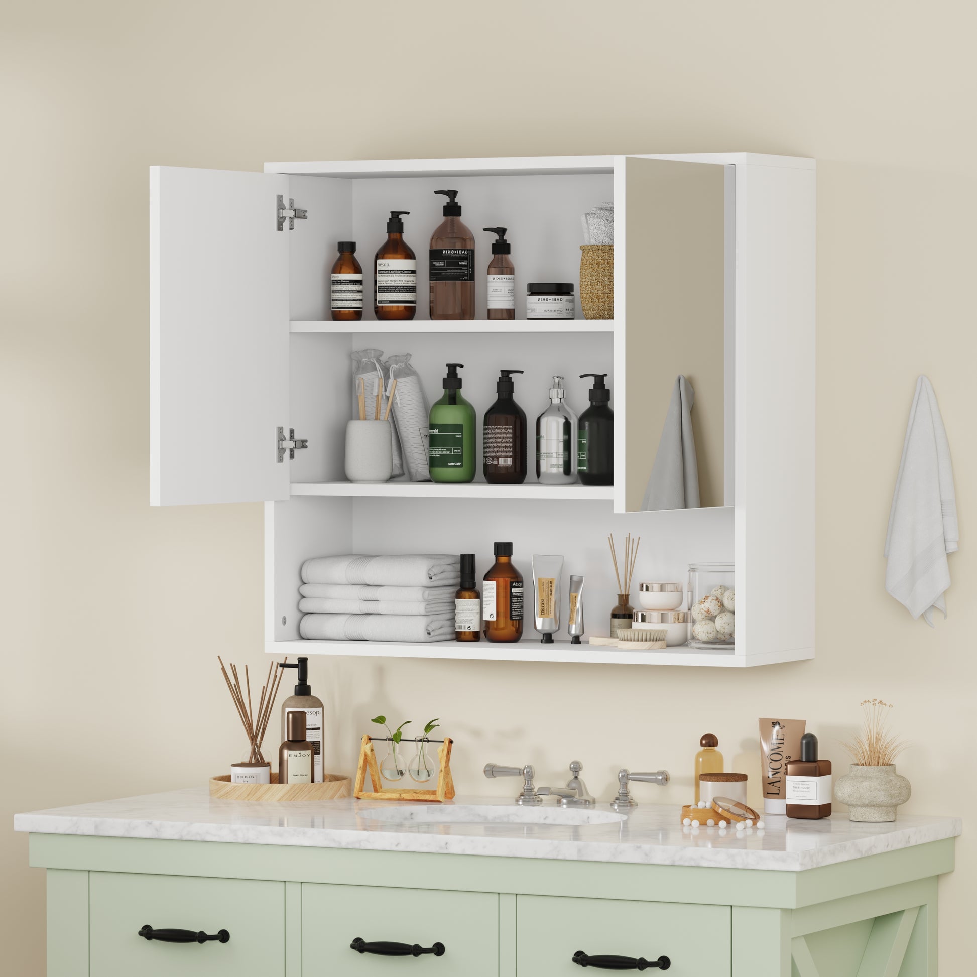 ארון איסלנד תלוי 2 מדפים