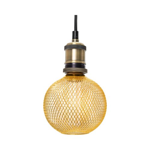 גוף תאורה דקורטיבי תלוי 1.5 מ' ברונזה