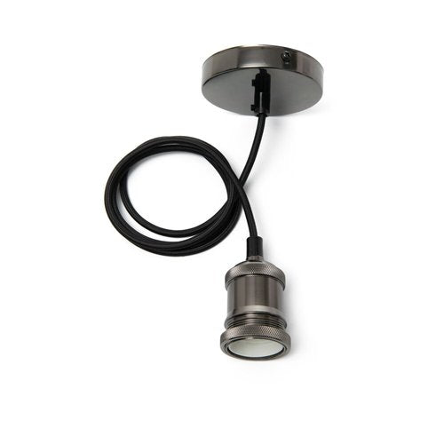 גוף תאורה דקורטיבי תלוי 1.5 מ' שחור פנינה