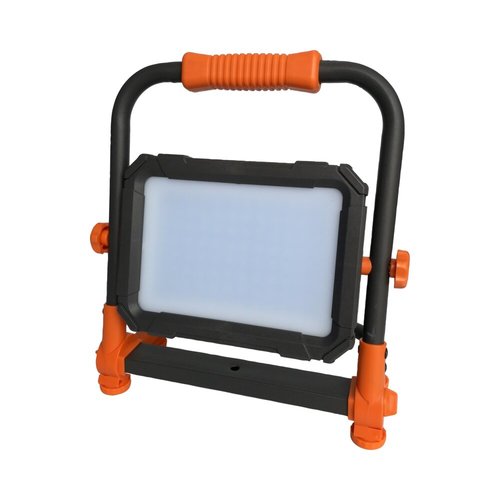 פנס נטען שחור WORKER PLUS 33W IP54 אור קר