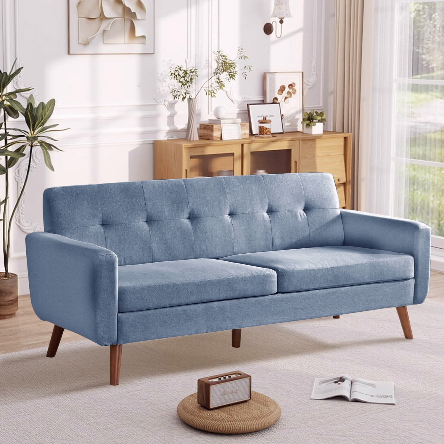 ספה דו מושבית ריטה תכלת